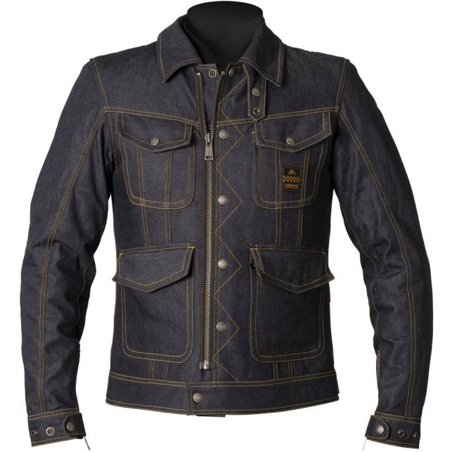 BLOUSON HELSTON'S YARD TOILE COTON DENIM RAW