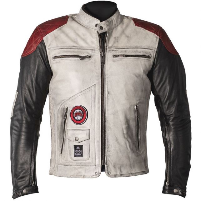 Blouson Helstons Tracker Cuir Rag
