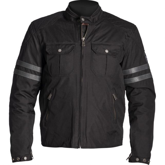 BLOUSON HELSTON'S JERSEY TISSU TECHNIQUE