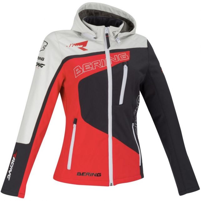 BLOUSON MOTO TEXTILE BERING SOFTSHELL RACING LADY