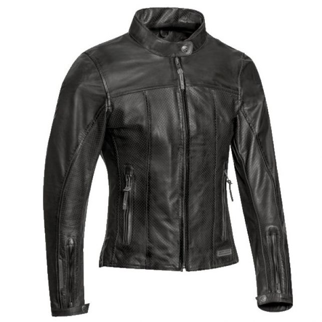 BLOUSON CUIR FEMME IXON CRANK AIR LADY