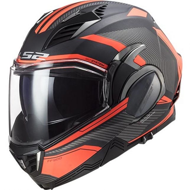 CASQUE MODULABLE LS2 FF900 VALIANT II REVO MAT