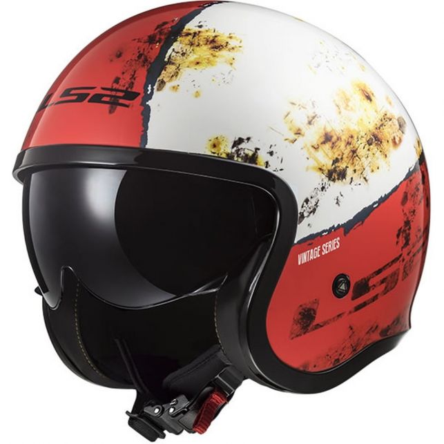 CASQUE JET LS2 OF599 SPITFIRE RUST