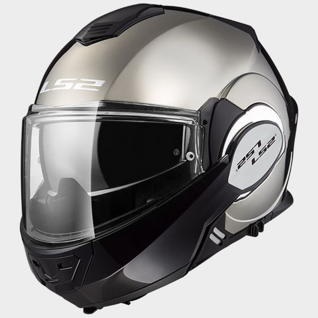 CASQUE MODULABLE LS2 FF399 VALIANT CHROME