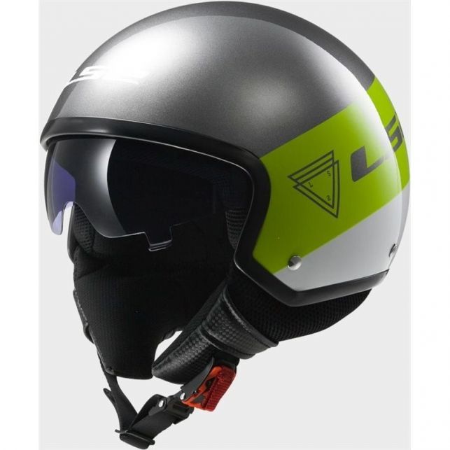 CASQUE JET LS2 OF561 WAVE BEAT