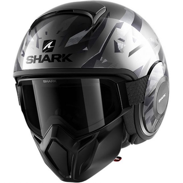 CASQUE JET SHARK STREET DRAK KANHJI