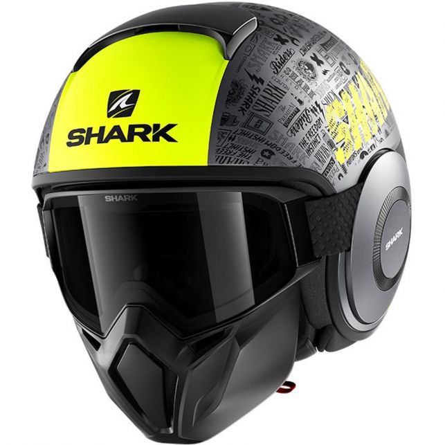 CASQUE JET SHARK STREET DRAK TRIBUTE RM MAT