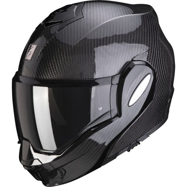 CASQUE MODULABLE SCORPION EXO-TECH CARBON SOLID