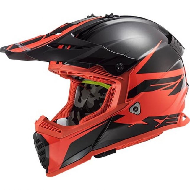 CASQUES LS2 MX437 FAST EVO ROAR MAT