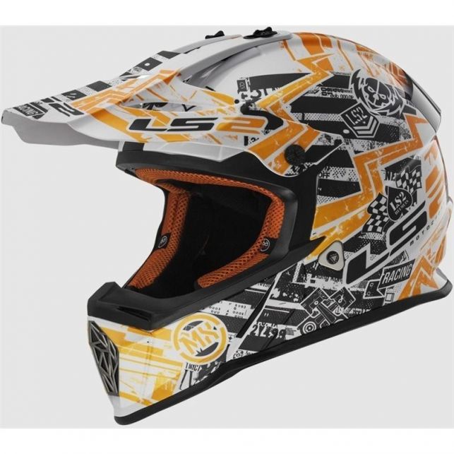 CASQUE MOTO CROSS LS2 MX437J FAST MINI