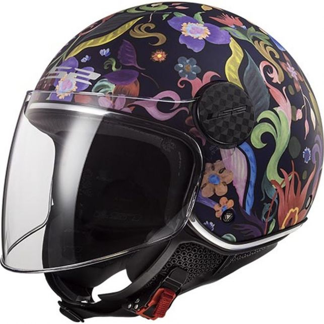 CASQUE JET LS2 OF558 SPHERE LUX BLOOM