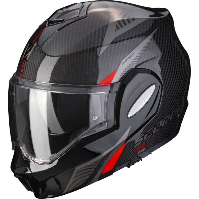 CASQUE MODULABLE SCORPION EXO-TECH CARBON TOP