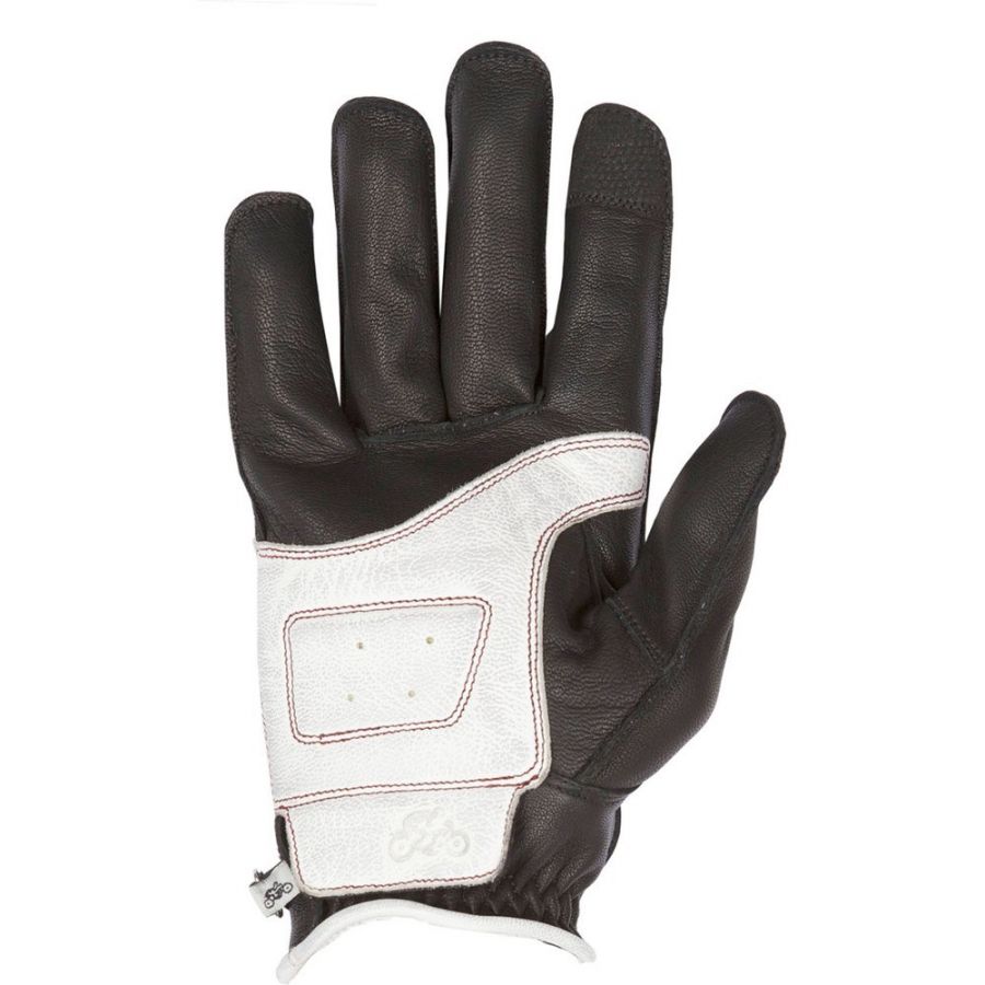 Gants moto vintage Helstons Hiro été cuir noir