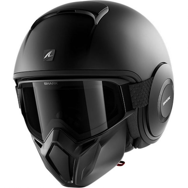 CASQUE JET SHARK STREET DRAK BLANK MAT