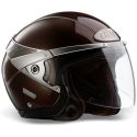 Casque jet HJC ARTY Metal Chocolate