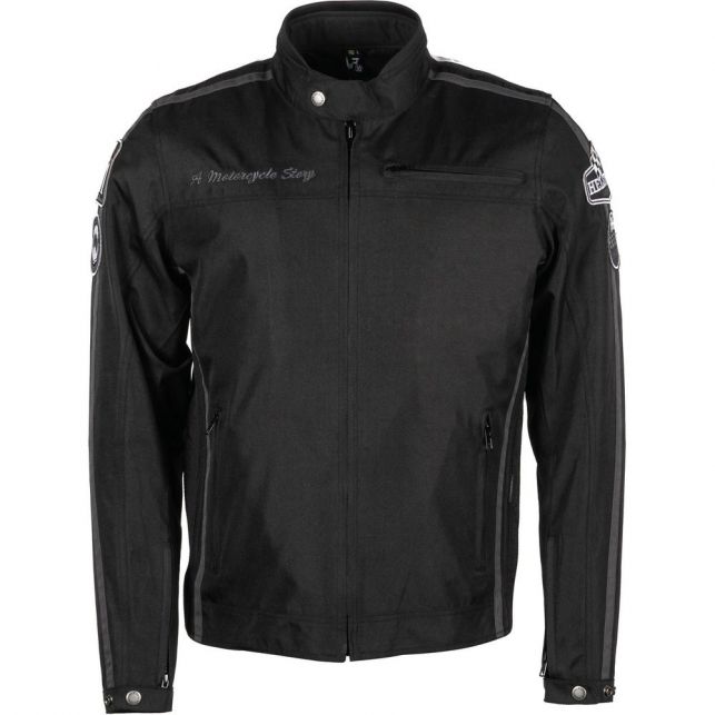 BLOUSON HOMME HELSTON'S KING TISSU TECHNIQUE