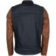 Blouson Helstons Winston Toile Coton-Cuir
