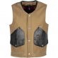GILET HOMME HELSTON'S WEST TOILE COTON