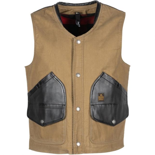 GILET HOMME HELSTON'S WEST TOILE COTON