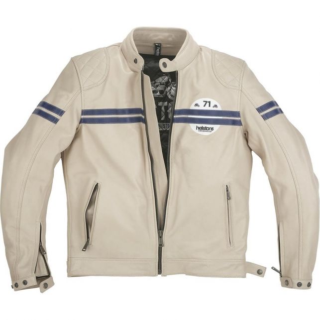 BLOUSON HOMME HELSTON'S CHEVY CUIR BUFFALO