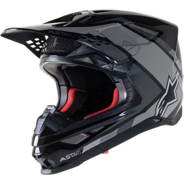 CASQUE CROSS ALPINESTARS SUPERTECH S-M10 CARBON META2 ECE