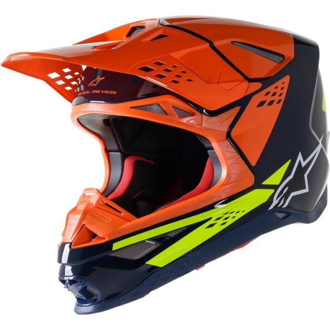CASQUE CROSS ALPINESTARS SUPERTECH S-M8 FACTORY ECE