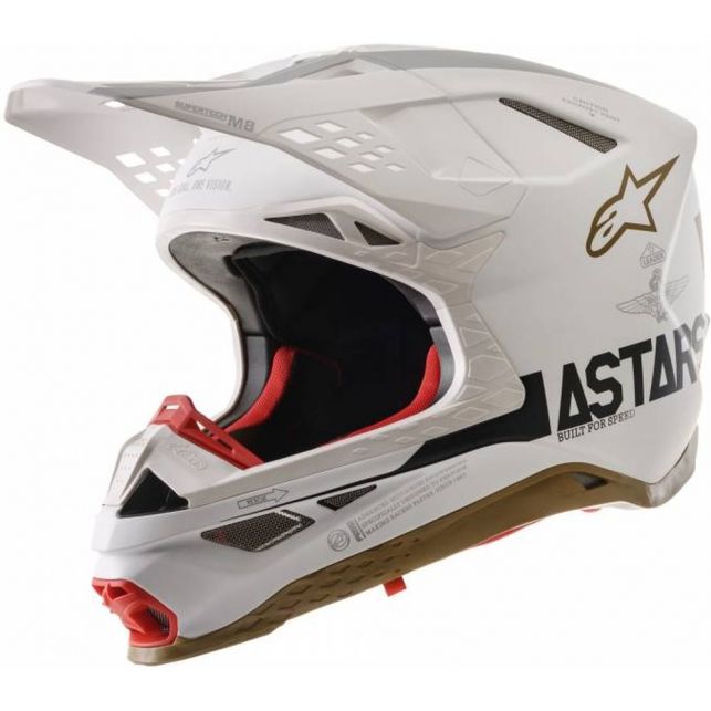 CASQUE CROSS ALPINESTARS SUPERTECH S-M8 VEGAS 2020 ECE