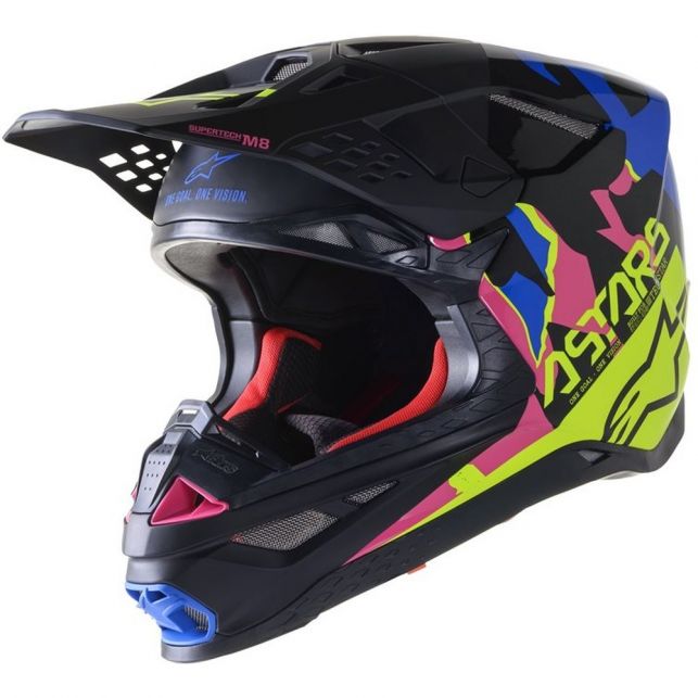 CASQUE CROSS ALPINESTARS SUPERTECH S-M8 ECHO ECE