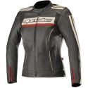 Blouson moto cuir ALPINESTARS STELLA DYNO V2