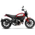 Silencieux LEOVINCE LV-10 FULL BLACK ACIER INOX DUCATI SCRAMBLER 800 ICON / DARK 2021 2022
