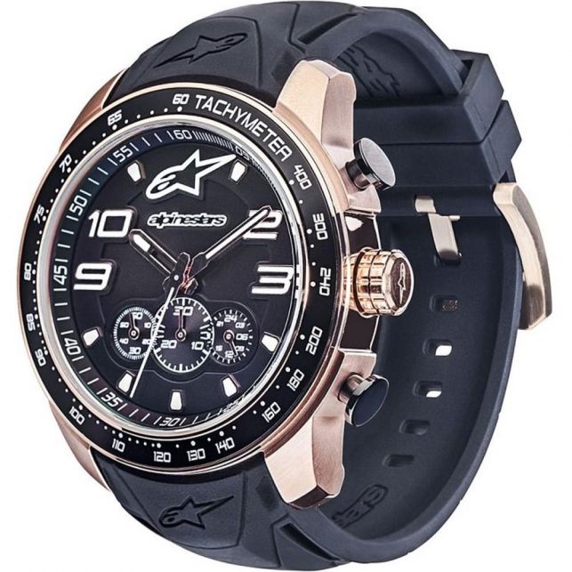 MONTRE ALPINESTARS TECH WATCH CHRONO 2TONES SILICON STRAP