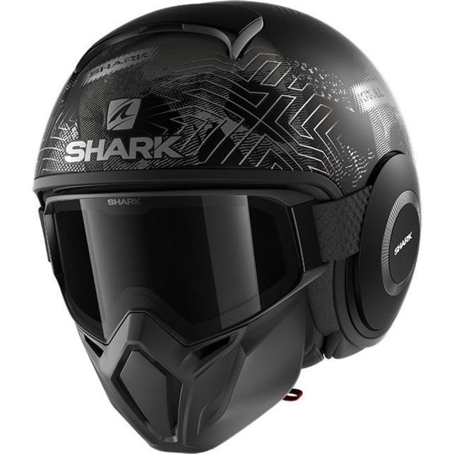 CASQUE JET SHARK STREET DRAK KRULL MAT