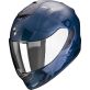 Casque Intégral Scorpion Exo-1400 Evo Carbon Air Cerebro Bleu