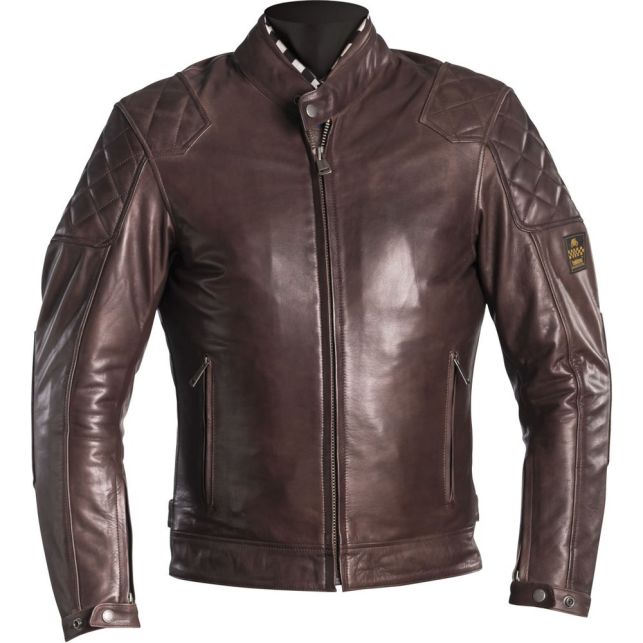 BLOUSON HELSTON'S SCOTY CUIR NATURAL