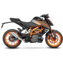 Silencieux LEOVINCE LV-10 ACIER INOX KTM DUKE 125 / 390 2021 2022