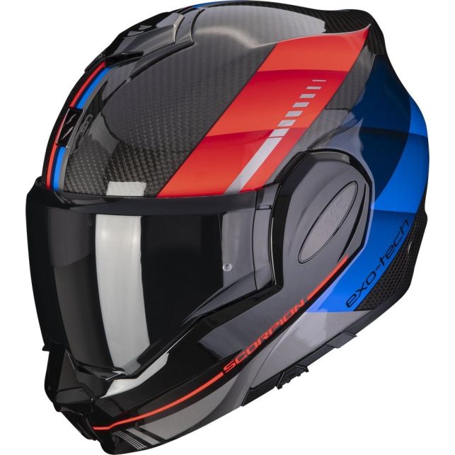 CASQUE MODULABLE SCORPION EXO-TECH EVO CARBON GENUS