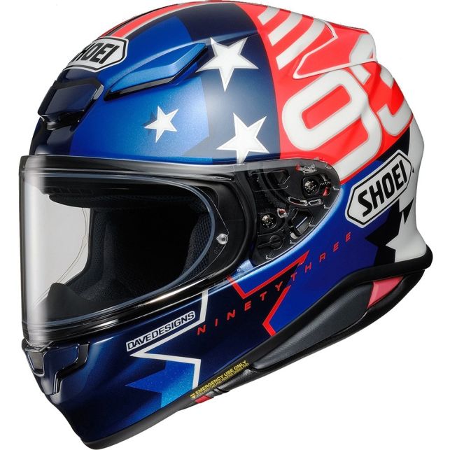 Casque Intégral Shoei Nxr2 Marquez American Spirit Tc-10