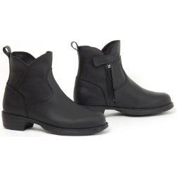 Bottes femme Segura Lady Camille, bottine moto femme cuir noir