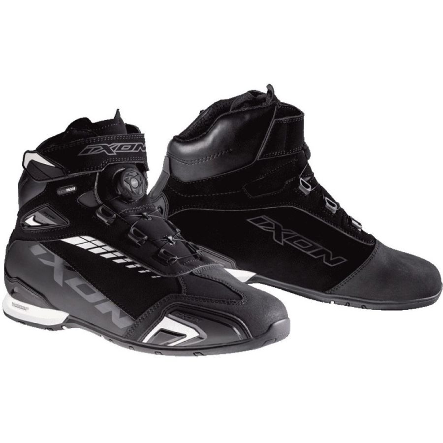 Baskets Moto Ixon Bull 2 WP Ultra - Chaussures Roadster étanches, Semelle Michelin, Fermeture FIDLOCK - Certification CE