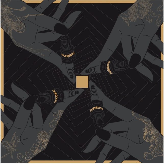 FOULARD HELSTON'S SCARF SPARK TISSU