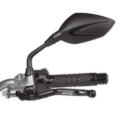 Rétroviseur Chaft Extra Diam 10 Noir/Noir (la paire)
							  		