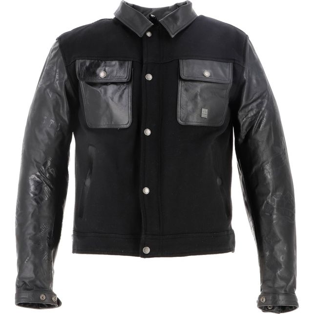 Blouson Helston's Kansas Toile Aramide-Cuir