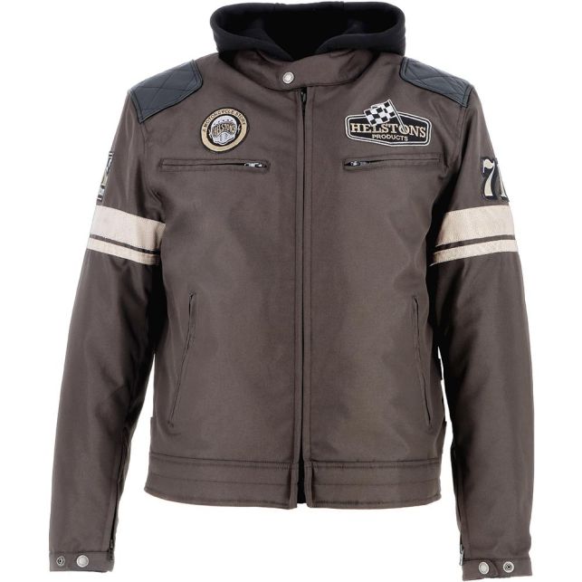 Blouson Helston's Revolte Tissu Technique-Cuir