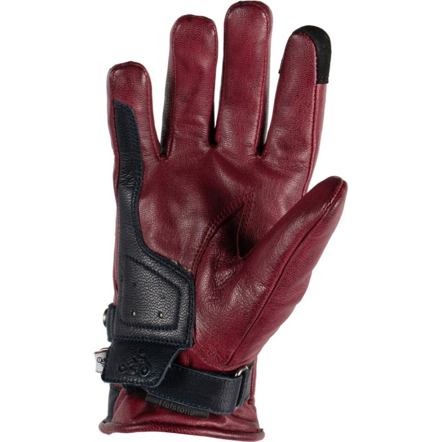 GANTS MOTO FEMME HIVER CUIR VINTAGE TINTA HIVER CUIR NOIR/NOIR T9-HELSTONS