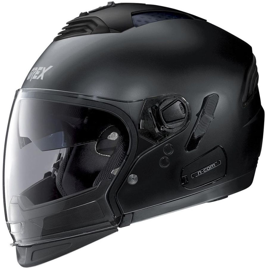 Casque Crossover Modulaire Grex G4.2 PRO Kinetic N-Com Blanc Métal Vente En Ligne