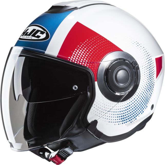 Casque Jet Moto HJC I40N - Semi-mat Noir, Homologué ECE 22.06 | Polycarbonate, Visière Pinlock, Ventilation, Taille XS
