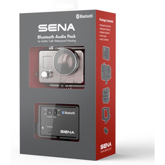 Pack audio Bluetooth Sena GP10 pour GoPro Avec Boitier Etanche