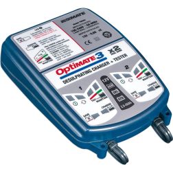 Chargeur Optimate 3 X2 Bank 12V 0.8A TM450 Pro
							  		