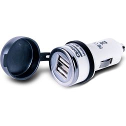 Chargeur USB 2 sorties allume-cigare Optimate O-106
							  		