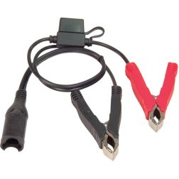 Pinces crocodile pour batterie avec fusibles Optimate O-14
							  		